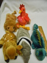 Lot Ty retired Beanie Original Babies plush: Iggy, Whisper, Strut, Ants, Roary, - £11.00 GBP