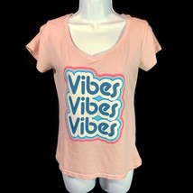 Joe Boxer Juniors Short Sleeve T-Shirt Top Size Medium Vibes Pre-Owned - $9.49