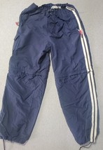 Vintage Aeropostale Zip Off Mens Navy Blue Blue with Stripes Track Pants LARGE - £12.65 GBP