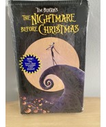 Tim Burton’s The Nightmare Before Christmas VHS Tape Sealed New VCR Goth - £14.70 GBP