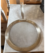 Stainless Steel Splatter Screen 11.5 Inch Round Fine Mesh Grease Guard H... - $32.00