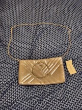 La Regale silver Mesh Evening Bag Chain Strap Zip Close Purse Shimmering - £7.88 GBP