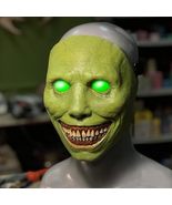 interoknack Green LED Exorcist Horror Mask  Scary Glowing Halloween Jac... - $1,478.77 MXN