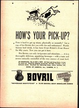 1938 Print Ad Bovril Angry Bull Vintage NOSTALGIC E5 - £19.21 GBP