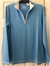 Nwt Ladies Cutter &amp; Buck Powder Blue Long Sleeve Golf Tennis Shirt - L &amp; Xl - £29.50 GBP