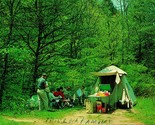 Camping at Blue Bend Recreation Area West Virginia WV Chrome Postcard 19... - £3.13 GBP