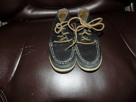 Janie and Jack Black Chukka Boots Size 8 Toddler EUC - £17.50 GBP