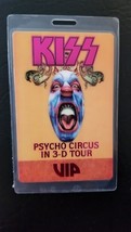 Kiss - Rosemont, Ill Vintage Original 1998 Tour Laminate Backstage Pass #0376 - £39.96 GBP