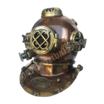 Vintage Diving Divers Helmet US Navy Mark V Deep Sea Scuba Nautical Helmet - $168.91