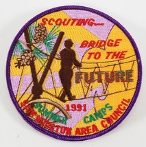 Vintage 1991 Sam Houston Area Council Summer Camps Boy Scouts BSA Camp Patch - £8.73 GBP