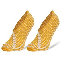 Women’s Handmade Crochet Slipper Socks Indoor Soft House Shoes Size 5–7 ... - $12.99