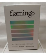 Flamingo Women&#39;s Razor Blades 4x Five Blade Cartridge Refills NEW and Se... - $13.37