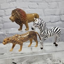 Terra By Battat African Wildlife Animal Figures Lot Of 3 Lion Zebra Chee... - £9.19 GBP