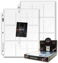20 BCW Pro 9-Pocket Trading Card Pages - $5.33