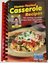 Home Tested Casserole Recipes 146 Winning Recipes - 2003 Spiral Bound Cookbook - £6.70 GBP