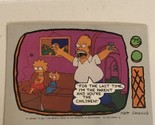 The Simpson’s Trading Card 1990 #75 Homer Maggie &amp; Lisa Simpson - £1.57 GBP