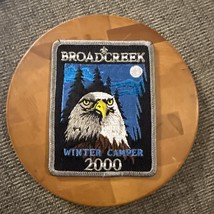 Vintage 2000 Broad Creek Winter Camper Boy Scout BSA Patch 4”x3” Iron On... - $164.51 MXN