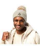 Men&#39;s lumbar Columbia Pom-Pom Beanie Hat – Stylish Winter Knit Cap by RFW - $60.99