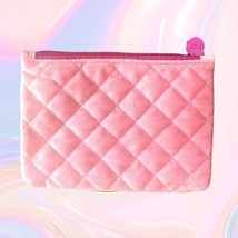 IPSY February 2020 Feel The Love Glam Bag Soft Velvety Pink NWOT Bag Only 5”x7” - £11.86 GBP