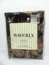 Waverly Foley Lane Floral Black Multi Cotton 52 x 20 Ascot Valance - £28.87 GBP