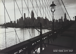 Artist Unknown Across The Brooklyn Bridge, 1937, 2000 - $65.34