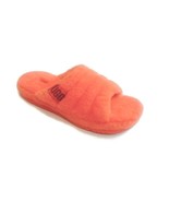UGG Fluff You Sheepskin Slip On Slide Slippers Mens Sz 12 Hazard Orange ... - £55.65 GBP