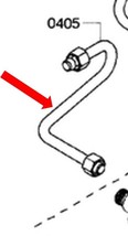 NEW Genuine/OEM Thermador Range Tube Part#00445581 - $2,031.98 MXN