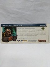Dungeons And Dragons Instinctive Reaction Campaign Card Rewards Set 2 Card 7/8 - £6.40 GBP