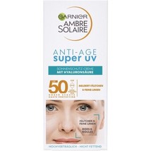 Garnier Ambre Solaire Anti-Age Super Uv Sunblock Spf 50 Free Shipping - £18.91 GBP