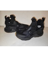 Nike Air Huarache City Womens 7 Running Shoes Trainers Straps Black Gum - $58.34 CAD