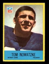 1967 Philadelphia #69 Tom Nowatzke Vg (Rc) Lions *XB37806 - £1.46 GBP