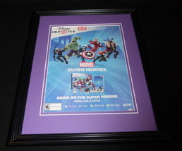 Disney Marvel Infinity 2014 PS3 Framed 11x14 ORIGINAL Vintage Advertisement B - £27.60 GBP