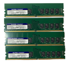 32GB 4x8GB Server Ram PC4-19200 DDR4 2400 DIMM Unbuffered 288Pin ECC F24... - $23.76