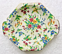 ROYAL WINTON Queen Anne 6 Sided w Handle Sweet Meat Dish 7 1/4 Inch Bowl... - $39.11