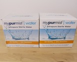 Lot of 2 Boxes MyPurMist Ultrapure Sterile Water 20 Refills Each Box - £19.77 GBP