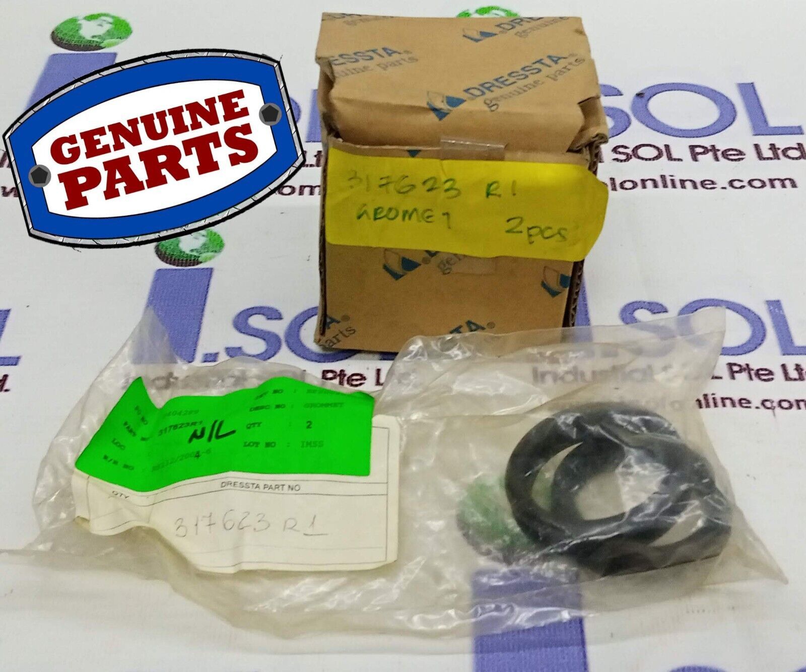 Dressta 317623R1 Grommet / Seal For Tractor Oil Level Gauge Lot of 2 Kom... - $129.00