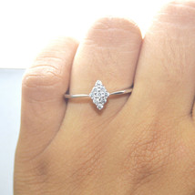 0.45ct Diamond 14k White Gold Ladies Halloween Engagement Gift Ring - £624.89 GBP