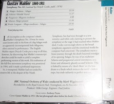 Mahler Symphony No. 10 By Deryck Cooke Cd - £9.53 GBP