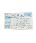 DAVID LEE ROTH SKYSCRAPER TOUR POISON TICKET STUB 6/11/1988 IRVINE MEADO... - $25.00