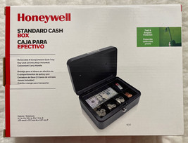 Honeywell Standard Cash Box 6112 Six Compartment Tray Keyed Lock New Ret... - £12.28 GBP