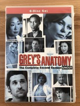 Greys Anatomy - Season 2: Uncut (DVD, 2006, 6-Disc Set) - £7.92 GBP