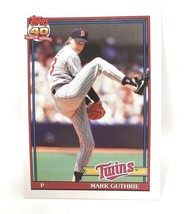 1991 Topps Baseball Card #698 - Mark Guthrie - Minnesota Twins - Pitcher - £0.79 GBP