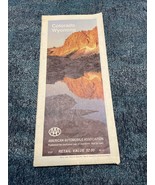 1987 AAA Colorado Wyoming Highway &amp; Road Map Travel Guide - £4.60 GBP