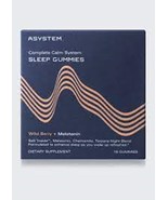 ASYSTEM Complete Calm System Sleep Gummies Wild Berry &amp; Melatonin 16 Gum... - £46.60 GBP