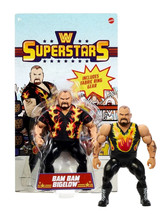 WWE Retro Superstars Bam Bam Bigelow 6in. Figure with Fabric Ring Gear NIP - $34.88