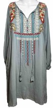 New Andree By Unit Dress Women’s Size Medium Floral Embroidered Long Sle... - $28.98