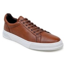 Matteo Black Belvedere Shoes Sneaker Deerskin Leather Ant. Tan image 10