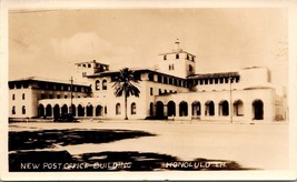 New Post Office Building Honolulu Hawaii Photo Black &amp; White Vintage - £38.90 GBP