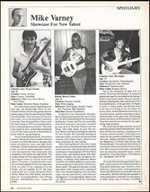 Tony MacAlpine at age 24 best new talent 1985 pin-up article print - $4.23