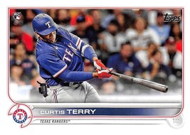 2022 Topps #97 Curtis Terry RC Rookie Card Texas Rangers ⚾ - £0.66 GBP